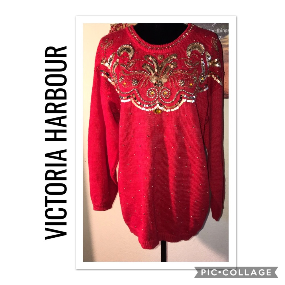 VICTORIA HARBOUR WMNS Winter Sweater Sz Medium